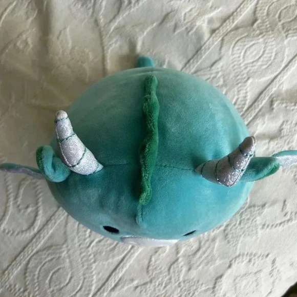 Squishmallows Avrill The Dragon 8” Kellytoy Blue Green Stuffed Animal Plush Soft - Picture 2 of 12